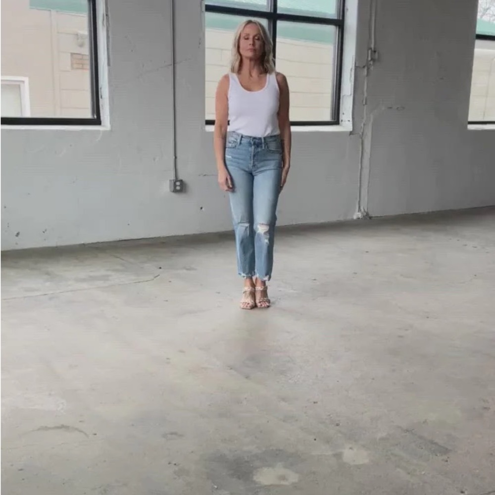 MOTHER SUPERIOR 👖 High Waisted The Confession Straight Legged Cropped Jeans! - Picture 7 of 16